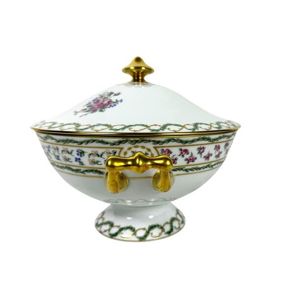 Haviland Limoges "Louveciennes" Round Soup Tureen 9.25" France-Pristine Mint! - Picture 9 of 13